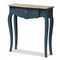 Baxton Studio Mazarine and Provincial Blue Spruce Finished Console Table 146-8179 - alternate 1